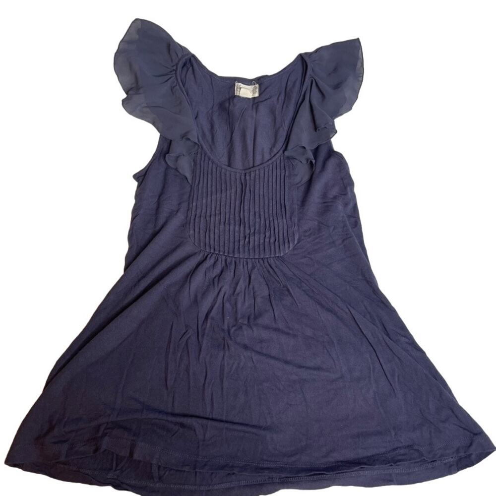 TIKIRANI Medium Purple‎ Flowy Tunic Butterfly Sleeve Top